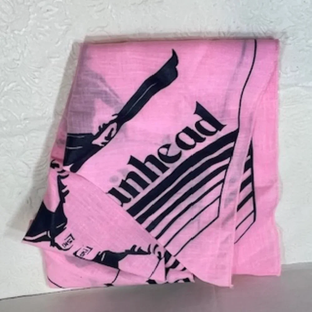 Indianhead Michigan Cotton Ski Scarf Bandana Pink 21